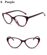 Load image into Gallery viewer, Designer Woman Glasses Optical Frames cat&#39;s eye Glasses Frame Clear lens Eyeware Black Silver Gold Eye Glass