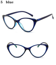 Load image into Gallery viewer, Designer Woman Glasses Optical Frames cat&#39;s eye Glasses Frame Clear lens Eyeware Black Silver Gold Eye Glass