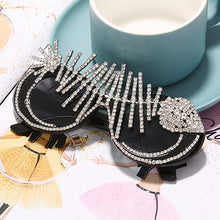 Load image into Gallery viewer, Diamond Sunglasses Women Vintage Oculos Oversize Punk Sunglasses Crystal Oval Glasses Espejos  Designer Women Eyewear