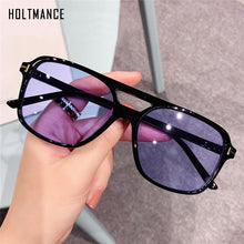 Load image into Gallery viewer, Double Beam Sunglasses  for Women Retro T-shaped Unisex Eyewear Punk Men Square Frame Sunglass gafas de sol UV400