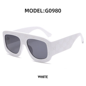 European and American large frame sunglasses for men and women casual sunglasses
