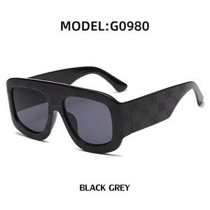 European and American large frame sunglasses for men and women casual sunglasses