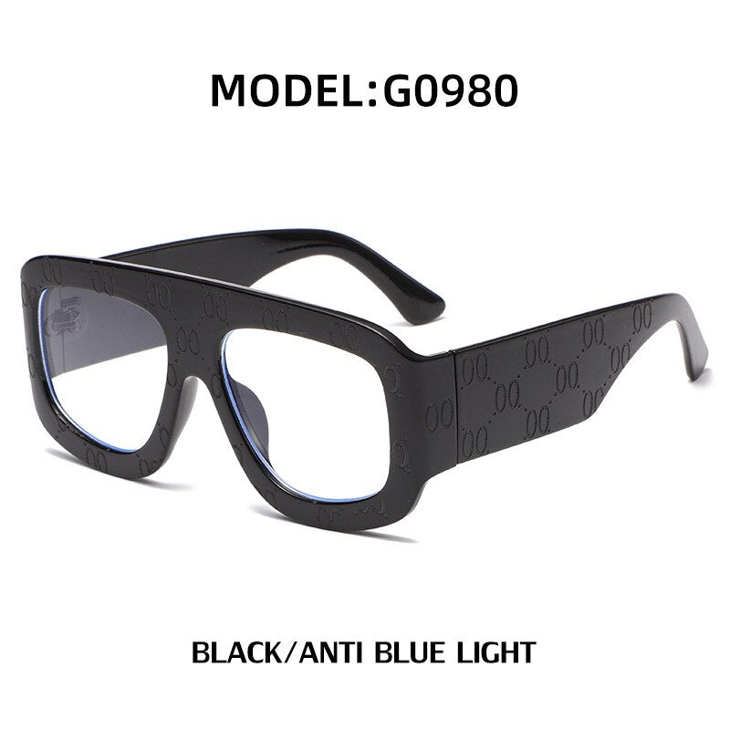 European and American large frame sunglasses for men and women casual sunglasses