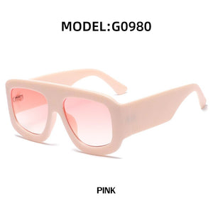 European and American large frame sunglasses for men and women casual sunglasses