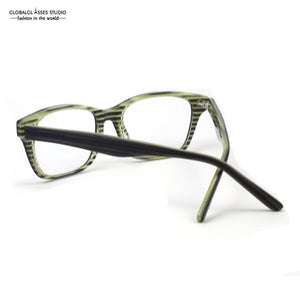Eyeglasses  Designed Spring Hinge Metal Glasses Frame Women Men Brown Eyewear TL-A93023