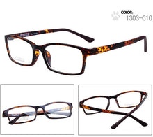 Carica l&#39;immagine nel visualizzatore di Gallery, Eyeglasses Plastic steel Optical Eyewear Frames Women/Men Myopia Glasses Spectacles Frame oculos de grau Eyeglass 1303