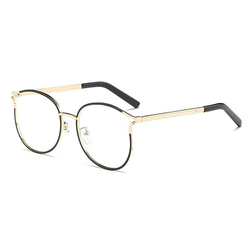 2023 Ladies Cat Eye Glasses Frames For Women Metal frame Optical Eyewear Computer Glasses 45257