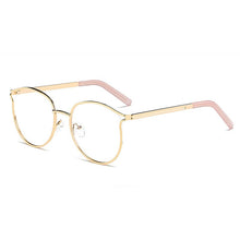 Load image into Gallery viewer, 2023 Ladies Cat Eye Glasses Frames For Women Metal frame Optical Eyewear Computer Glasses 45257