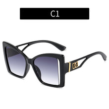 Load image into Gallery viewer, 2023 Cat&#39;s Eye Large Frame Hollow Out Sunglasses Women&#39;s Sunglasses Net Red Ins Sunglasses