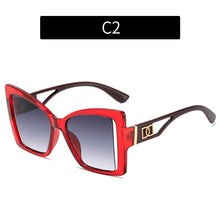 Load image into Gallery viewer, 2023 Cat&#39;s Eye Large Frame Hollow Out Sunglasses Women&#39;s Sunglasses Net Red Ins Sunglasses
