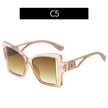 Load image into Gallery viewer, 2023 Cat&#39;s Eye Large Frame Hollow Out Sunglasses Women&#39;s Sunglasses Net Red Ins Sunglasses