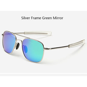 American Army MILITARY Pilot Sunglasses Mens Brand American Optical Polarized Sun Glasses Oculos De Sol Masculino