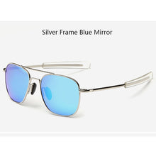 Load image into Gallery viewer, American Army MILITARY Pilot Sunglasses Mens Brand American Optical Polarized Sun Glasses Oculos De Sol Masculino