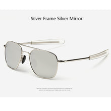 Load image into Gallery viewer, American Army MILITARY Pilot Sunglasses Mens Brand American Optical Polarized Sun Glasses Oculos De Sol Masculino