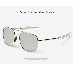 American Army MILITARY Pilot Sunglasses Mens Brand American Optical Polarized Sun Glasses Oculos De Sol Masculino