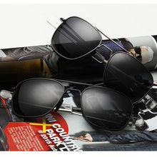 Load image into Gallery viewer, American Army MILITARY Pilot Sunglasses Mens Brand American Optical Polarized Sun Glasses Oculos De Sol Masculino