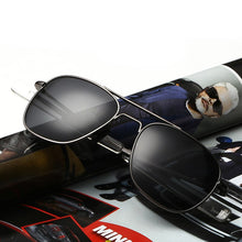 Load image into Gallery viewer, American Army MILITARY Pilot Sunglasses Mens Brand American Optical Polarized Sun Glasses Oculos De Sol Masculino