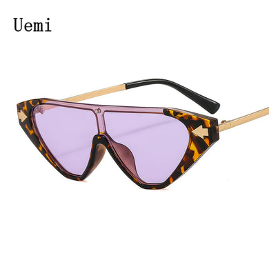 Arrow Designer Irregular Square Sunglasses For Women Men Retro One Piece Lens Vintage Quality Ins Trend Shades UV400