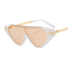 Load image into Gallery viewer, Arrow Designer Irregular Square Sunglasses For Women Men Retro One Piece Lens Vintage Quality Ins Trend Shades UV400