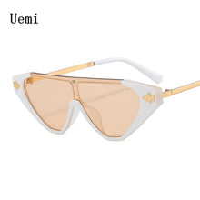 Load image into Gallery viewer, Arrow Designer Irregular Square Sunglasses For Women Men Retro One Piece Lens Vintage Quality Ins Trend Shades UV400
