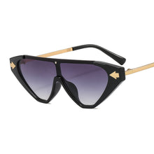 Load image into Gallery viewer, Arrow Designer Irregular Square Sunglasses For Women Men Retro One Piece Lens Vintage Quality Ins Trend Shades UV400