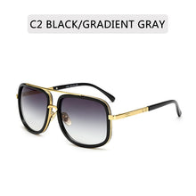 Load image into Gallery viewer, Big Frame Sunglasses Men Square  Metal Sun Glasses Women Retro Sun Glasses Vintage High Quality Gafas Oculos De Sol