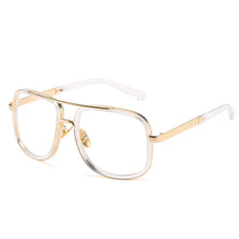 Load image into Gallery viewer, Big Frame Sunglasses Men Square Metal Sun Glasses Women Retro Sun Glasses Vintage  Gafas Oculos De Sol