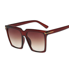 Load image into Gallery viewer, Big Square Sunglasses Women Style Gradient Driving Retro Brand Design Sun Glasses Female UV400