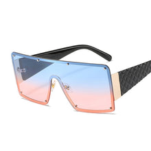 Load image into Gallery viewer, Big Square Sunglasses Women Style Gradient Trendy Driving Retro Brand Design Sun Glasses Female UV400
