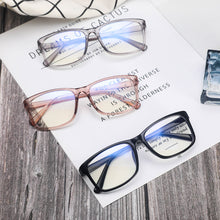 Carica l'immagine nel visualizzatore di Gallery, Occhiali con blocco della luce blu Occhiali da computer unisex con lenti trasparenti Occhiali da vista Donna Uomo Occhiali da gioco anti luce blu