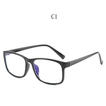 Carica l'immagine nel visualizzatore di Gallery, Occhiali con blocco della luce blu Occhiali da computer unisex con lenti trasparenti Occhiali da vista Donna Uomo Occhiali da gioco anti luce blu