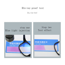 Carica l'immagine nel visualizzatore di Gallery, Occhiali con blocco della luce blu Occhiali da computer unisex con lenti trasparenti Occhiali da vista Donna Uomo Occhiali da gioco anti luce blu
