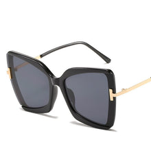 Load image into Gallery viewer, Brand Designer Cat Eye Women Sunglasses Female Gradient Points Sun Glasses Big Oculos Feminino De Sol UV400