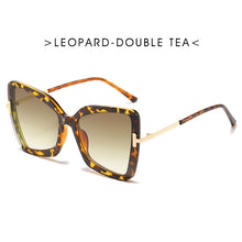 Load image into Gallery viewer, Brand Designer Cat Eye Women Sunglasses Female Gradient Points Sun Glasses Big Oculos Feminino De Sol UV400