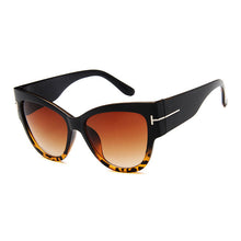 Load image into Gallery viewer, Brand Designer Cat Eye Women Sunglasses Female Gradient Points Sun Glasses Oculos feminino de sol UV400