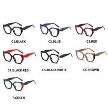 Load image into Gallery viewer, Brand Designer Irregular Square Anti Blue Light Women Glasses Retro Ladies Clear Frame Rending Computer Cat Eye Eyeg