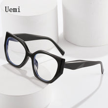 Load image into Gallery viewer, Brand Designer Irregular Square Anti Blue Light Women Glasses Retro Ladies Clear Frame Rending Computer Cat Eye Eyeg