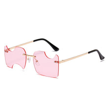 Load image into Gallery viewer, Brand Designer Of Square Rimless Sunglasses For Women Men Retro Clear Ocean Lens Sun Glasess Ins Trending Shades UV