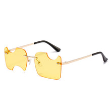 Load image into Gallery viewer, Brand Designer Of Square Rimless Sunglasses For Women Men Retro Clear Ocean Lens Sun Glasess Ins Trending Shades UV