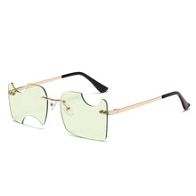 Load image into Gallery viewer, Brand Designer Of Square Rimless Sunglasses For Women Men Retro Clear Ocean Lens Sun Glasess Ins Trending Shades UV