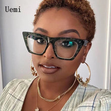 Carica l'immagine nel visualizzatore di Gallery, Cat Eye Anti Blue Light Glasses For Women Men TR90 Retro Clear Ladies Eyeglasses Computer Reading  Designer