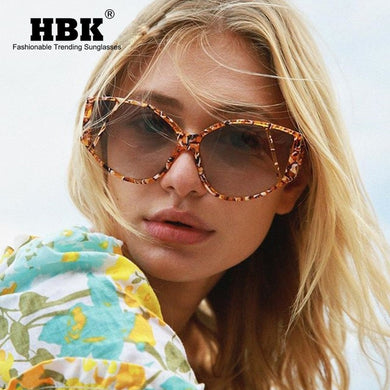 Cat Eye Sunglasses Personality Big Frame Sun Glasses  Brand Retro  Black Sun Glasses Female Men UV400 Oculos