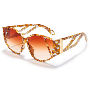Cat Eye Sunglasses Personality Big Frame Sun Glasses  Brand Retro  Black Sun Glasses Female Men UV400 Oculos