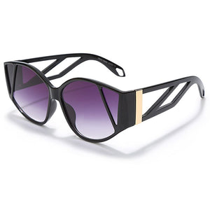 Cat Eye Sunglasses Personality Big Frame Sun Glasses  Brand Retro  Black Sun Glasses Female Men UV400 Oculos