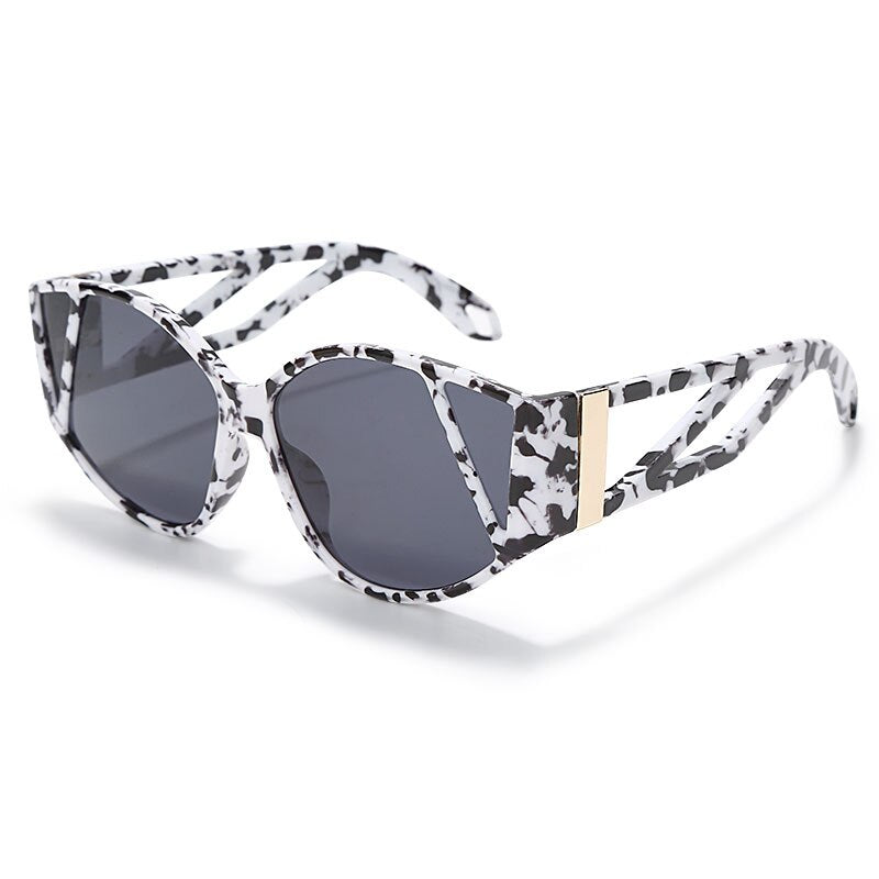 Cat Eye Sunglasses Personality Big Frame Sun Glasses  Brand Retro  Black Sun Glasses Female Men UV400 Oculos