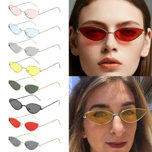 Load image into Gallery viewer, Cat Eye Sunglasses Small Metal Frame Retro Sunglasses Trend UV400 Protection Eyewear Streetwear Sun Glasses