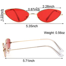 Load image into Gallery viewer, Cat Eye Sunglasses Small Metal Frame Retro Sunglasses Trend UV400 Protection Eyewear Streetwear Sun Glasses