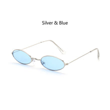 Load image into Gallery viewer, Cat Eye Sunglasses Small Metal Frame Retro Sunglasses Trend UV400 Protection Eyewear Streetwear Sun Glasses