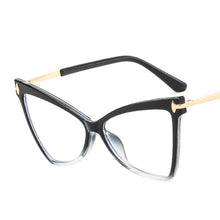 Carica l'immagine nel visualizzatore di Gallery, Cat Eye Women Anti Blue Light Glasses TR90 Retro Clear Ladies Eyeglasses Computer Reading  Designer