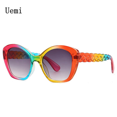 Colorful Oversized Women Sunglasses For Ladies Retro Brand Designer Sun Glasses Ins Trending Driving Shades UV400 Ey